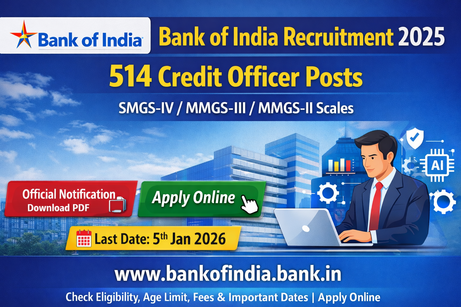 Bank of India Bharti 2025