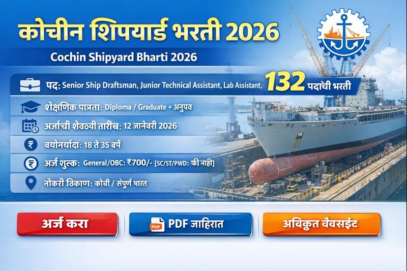 Cochin Shipyard Bharti 2026