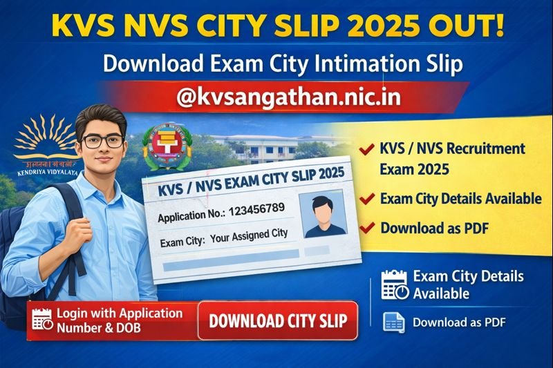 KVS NVS City Slip 2025 Out