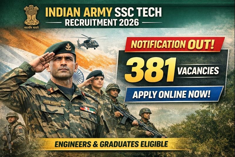 Indian Army SSC Tech Bharti 2026